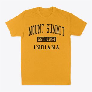 Mount Summit Indiana Classic Established Classic Dad T-Shirt