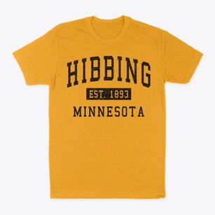 Hibbing Minnesota Classic Established Classic Dad T-Shirt