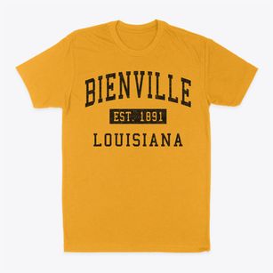 Bienville Louisiana Classic Established Classic Dad T-Shirt