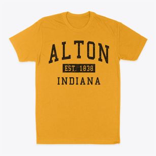 Alton Indiana Classic Established Classic Dad T-Shirt