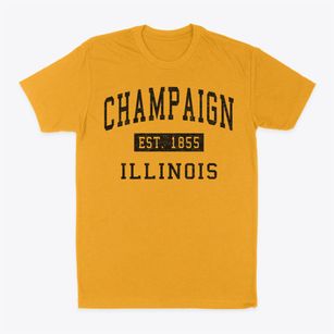 Champaign Illinois Classic Established Classic Dad T-Shirt