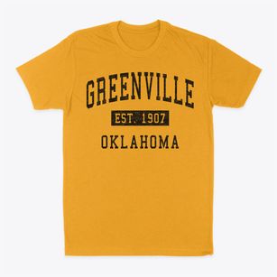 Greenville Oklahoma Classic Established Classic Dad T-Shirt