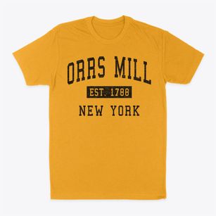 Orrs Mill New York Classic Established Classic Dad T-Shirt