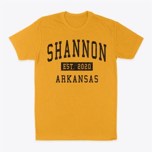 Shannon Arkansas Classic Established Classic Dad T-Shirt