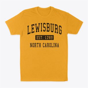 Lewisburg North Carolina Classic Established Classic Dad T-Shirt