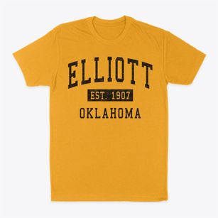 Elliott Oklahoma Classic Established Classic Dad T-Shirt