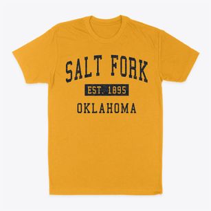 Salt Fork Oklahoma Classic Established Classic Dad T-Shirt