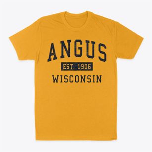 Angus Wisconsin Classic Established Classic Dad T-Shirt