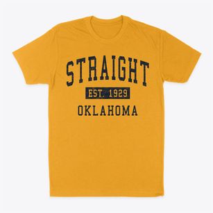Straight Oklahoma Classic Established Classic Dad T-Shirt