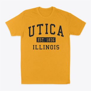 Utica Illinois Classic Established Classic Dad T-Shirt