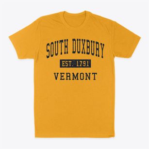 South Duxbury Vermont Classic Established Classic Dad T-Shirt