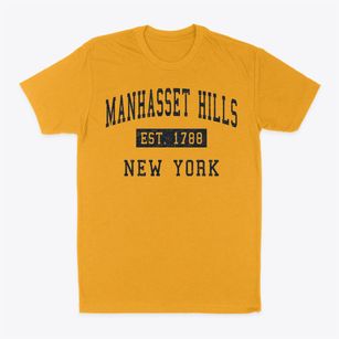 Manhasset Hills New York Classic Established Classic Dad T-Shirt