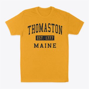 Thomaston Maine Classic Established Classic Dad T-Shirt