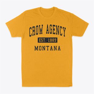 Crow Agency Montana Classic Established Classic Dad T-Shirt