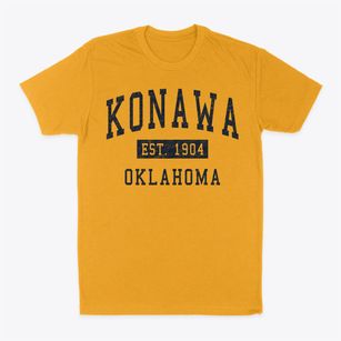 Konawa Oklahoma Classic Established Classic Dad T-Shirt