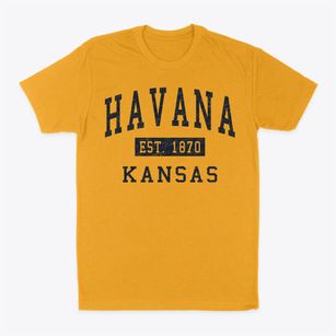 Havana Kansas Classic Established Classic Dad T-Shirt