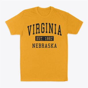 Virginia Nebraska Classic Established Classic Dad T-Shirt