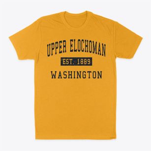Upper Elochoman Washington Classic Established Classic Dad T-Shirt