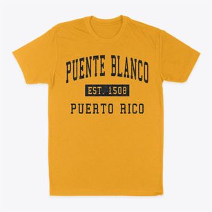 Puente Blanco Puerto Rico Classic Established Classic Dad T-Shirt