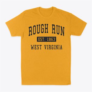 Rough Run West Virginia Classic Established Classic Dad T-Shirt