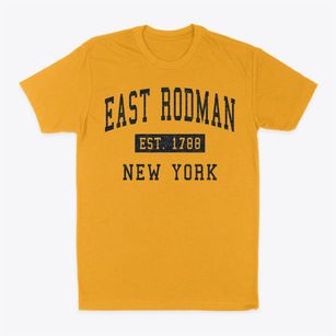 East Rodman New York Classic Established Classic Dad T-Shirt