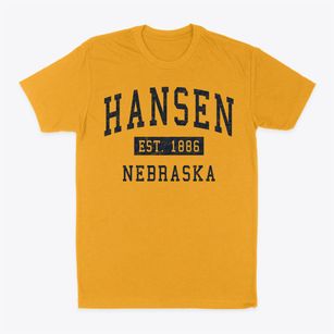 Hansen Nebraska Classic Established Classic Dad T-Shirt