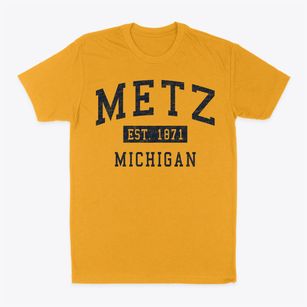 Metz Michigan Classic Established Classic Dad T-Shirt