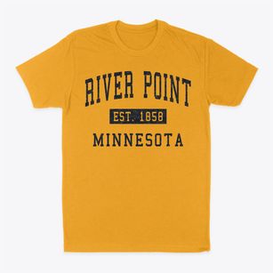 River Point Minnesota Classic Established Classic Dad T-Shirt