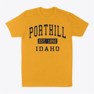Porthill Idaho Classic Established Classic Dad T-Shirt