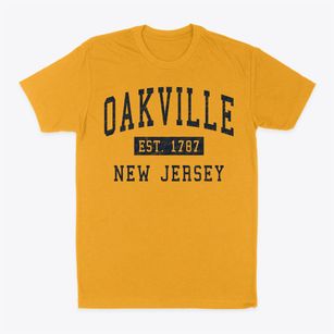 Oakville New Jersey Classic Established Classic Dad T-Shirt