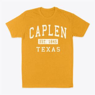 Caplen Texas Classic Established Classic Dad T-Shirt