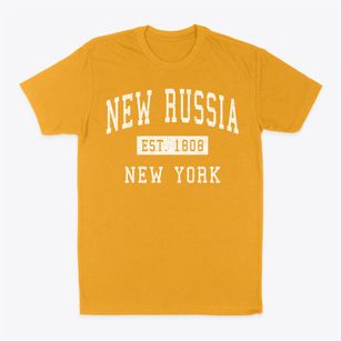 New Russia New York Classic Established Classic Dad T-Shirt