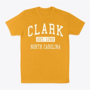 Clark North Carolina Classic Established Classic Dad T-Shirt