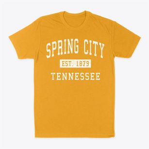 Spring City Tennessee Classic Established Classic Dad T-Shirt