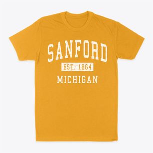 Sanford Michigan Classic Established Classic Dad T-Shirt
