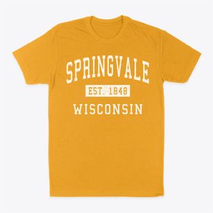Springvale Wisconsin Classic Established Classic Dad T-Shirt