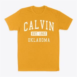 Calvin Oklahoma Classic Established Classic Dad T-Shirt