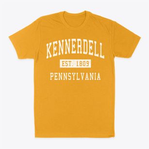 Kennerdell Pennsylvania Classic Established Classic Dad T-Shirt