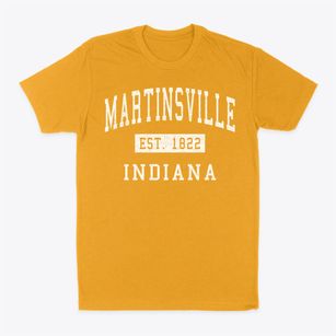 Martinsville Indiana Classic Established Classic Dad T-Shirt