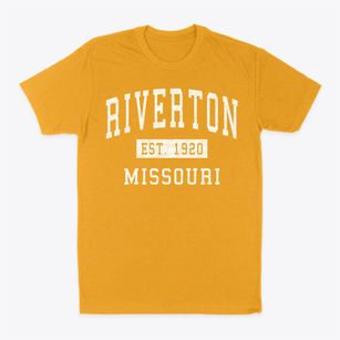Riverton Missouri Classic Established Classic Dad T-Shirt