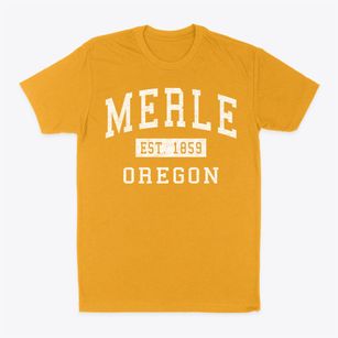 Merle Oregon Classic Established Classic Dad T-Shirt