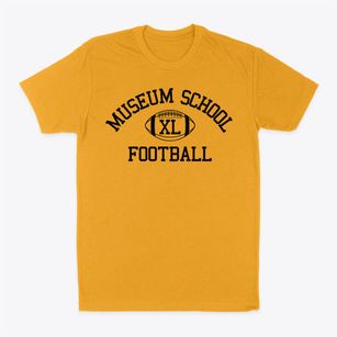 New York City Museum School Classic Football Classic Dad T-Shirt