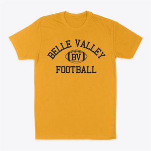 Belle Valley School District Classic Football Classic Dad T-Shirt