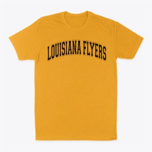 Louisiana Flyers Varsity Arch Classic Dad T-Shirt
