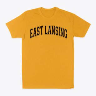 East Lansing High School Varsity Arch Classic Dad T-Shirt