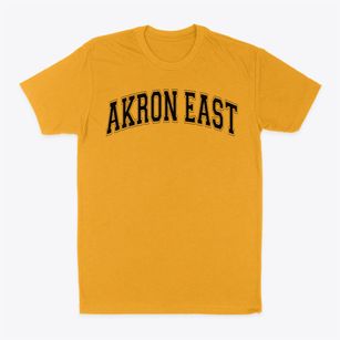 Akron East High School Varsity Arch Classic Dad T-Shirt