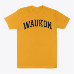 Waukon Junior High School Varsity Arch Classic Dad T-Shirt