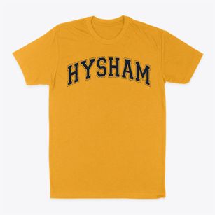 Hysham School Varsity Arch Classic Dad T-Shirt