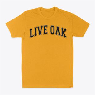 Live Oak Elementary School Varsity Arch Classic Dad T-Shirt