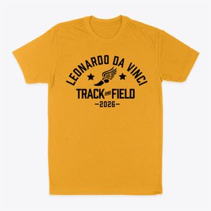 Leonardo Da Vinci Magnet School Track and Field Classic Dad T-Shirt